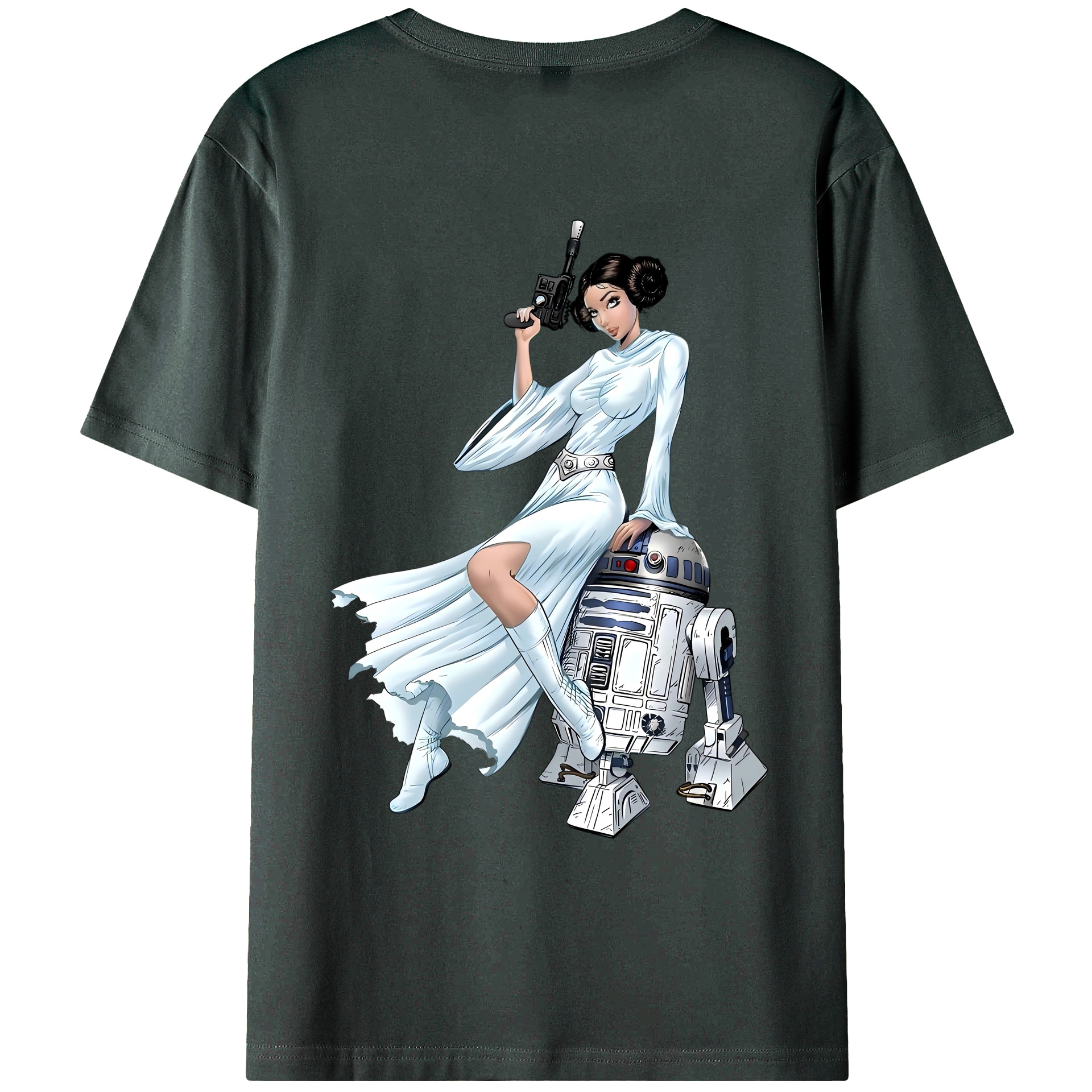 （画像用） スター・ウォーズ Star Wars 綿100％ メンズ半袖Tシャツ（バックプリント） 通気性